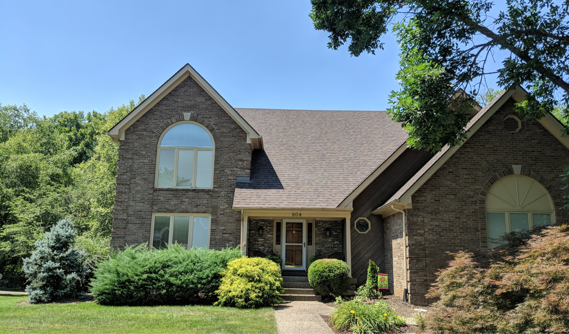 A residential neighborhood in Louisville Kentucky representing the roofing permit and codes compliance requirements that protect Jefferson County homeowners during any roofing project